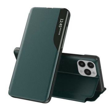 Husa de protectie Techsuit eFold Series compatibil cu iPhone 15 Plus - Verde Inchis