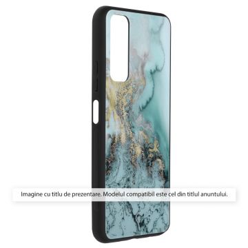 Husa de protectie Techsuit Glaze Series compatibil cu iPhone 15 Pro Max - Blue Ocean