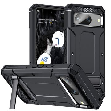 Husa de protectie Techsuit Hybrid Armor Kickstand pentru Google Pixel 8 - Black