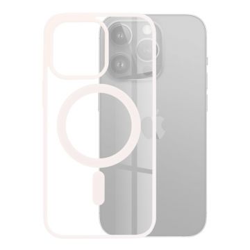 Husa de protectie Techsuit MagSafe Pro compatibil cu iPhone 15 Pro Max - Roz Pal