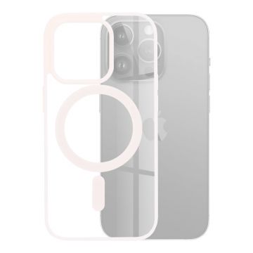 Husa de protectie Techsuit MagSafe Pro compatibil cu iPhone 15 Pro - Roz Pal