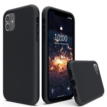 Husa de protectie Techsuit Soft Edge Silicone compatibil cu iPhone 15 - Negru