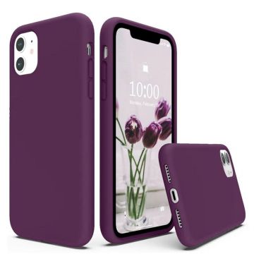 Husa de protectie Techsuit Soft Edge Silicone compatibil cu iPhone 15 Plus - Violet