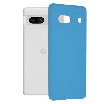Husa de protectie Techsuit Soft Edge Silicone pentru Google Pixel 7a - Denim Blue