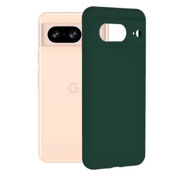 Husa de protectie Techsuit Soft Edge Silicone pentru Google Pixel 8 - Dark Green