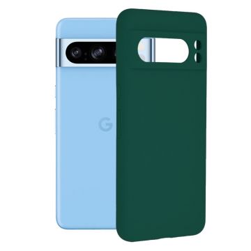 Husa de protectie Techsuit Soft Edge Silicone pentru Google Pixel 8 Pro - Dark Green