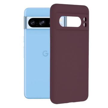 Husa de protectie Techsuit Soft Edge Silicone pentru Google Pixel 8 Pro - Plum Violet