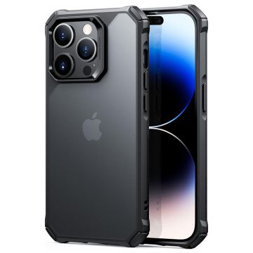 Husa de protectie telefon ESR, Air Armor, compatibila cu Apple iPhone 14 Pro Max, Negru