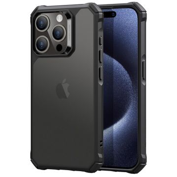 Husa de protectie telefon ESR, Air Armor, compatibila cu Apple iPhone 15 Pro Max, Negru
