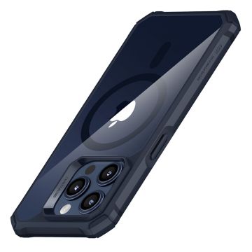 Husa de protectie telefon ESR, Air Armor HaloLock, compatibila cu Apple iPhone 15 Pro Max, Transparent