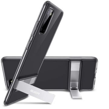 Husa de protectie telefon ESR, Air Shield Boost Kickstand, Functie Stand, compatibila cu Samsung Galaxy S20 4G / S20 5G, Transparent