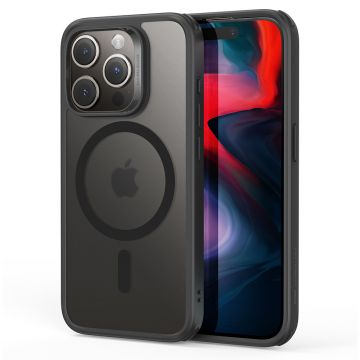 Husa de protectie telefon ESR, Classic Hybrid HaloLock, compatibila cu Apple iPhone 15 Pro, Negru
