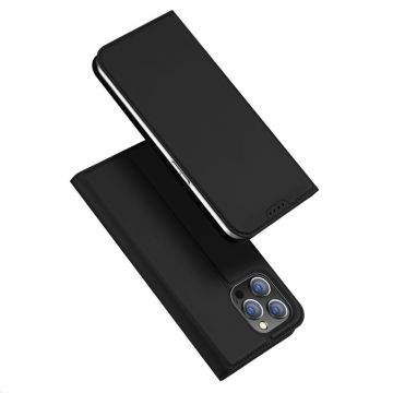 Husa de protectie tip carte Dux Ducis Skin Pro compatibil cu iPhone 15 Pro Max - Negru
