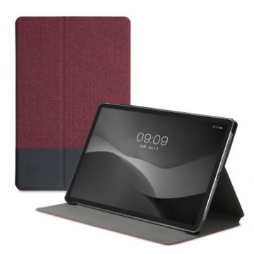 Husa pentru tableta Lenovo Tab P11 Pro, Kwmobile, Rosu/Negru, Textil, 55711.20