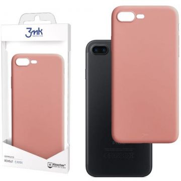 Husa TPU 3MK Matt pentru Apple iPhone 7 Plus / Apple iPhone 8 Plus, Roz