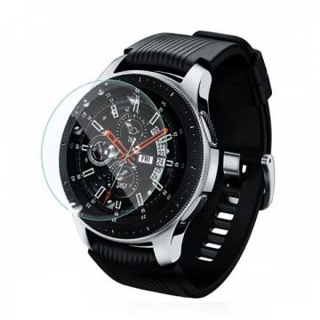 Set 3 folii de protectie din sticla securizata pentru Samsung Galaxy Watch 46mm, Gear S3 Classic / Frontier, transparent