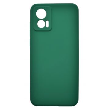 Husa de protectie din silicon pentru Motorola Moto Edge 30 Neo, SoftTouch, interior microfibra, Verde Inchis