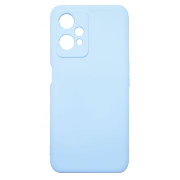 Husa de protectie din silicon pentru OnePlus CE 2 Lite, SoftTouch, interior microfibra, Albastru deschis
