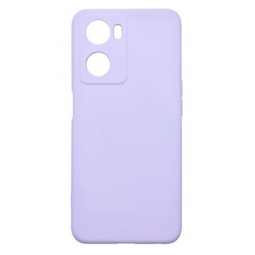 Husa de protectie din silicon pentru OPPO A57S, SoftTouch, interior microfibra, Lilac