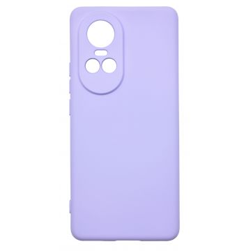 Husa de protectie din silicon pentru OPPO Reno 10 Pro, SoftTouch, interior microfibra, Lilac