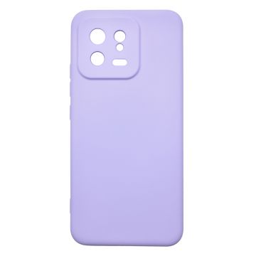 Husa de protectie din silicon pentru Xiaomi 13, SoftTouch, interior microfibra, Lilac