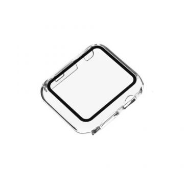 Husa de protectie FIXED Pure cu sticla securizata pentru Apple Watch 40mm, Transparet