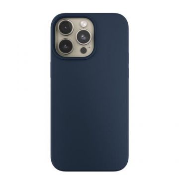 Husa de protectie Next One Silicone Case pentru iPhone 15 Pro Max, MagSafe compatible, Albastru