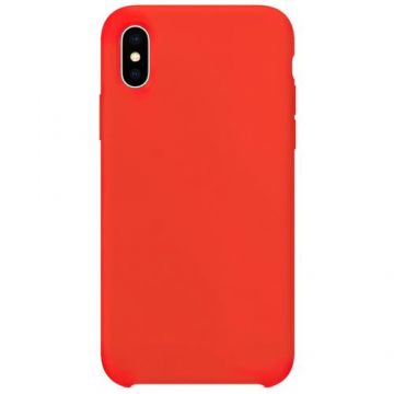 Husa pentru Motorola Moto G8, OEM, Pure Silicone, Rosie