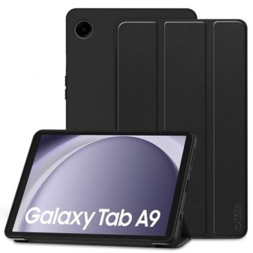 Husa pentru Samsung Galaxy Tab A9, Tech-Protect, SmartCase, Neagra