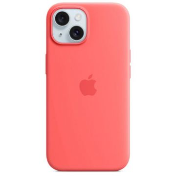 Husa Protectie Spate Apple Silicone Case MagSafe pentru Apple iPhone 15 (Rosu)