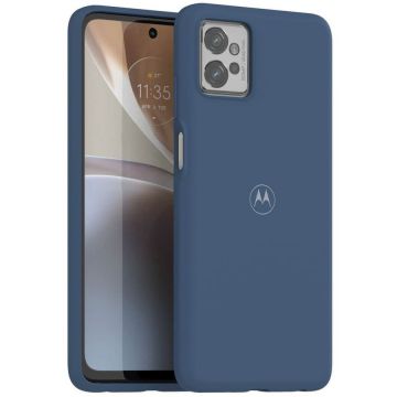 Motorola Husa protectie spate Motorola Premium Soft Case pentru Moto G32 Albastru Duskblue