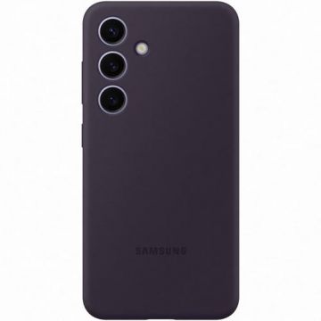 Husa de protectie Samsung Silicone Case pentru Galaxy S24, DARK VIOLET