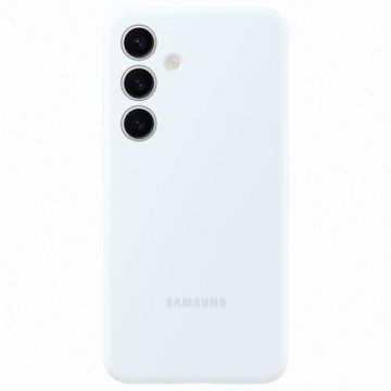Husa de protectie Samsung Silicone Case pentru Galaxy S24, WHITE