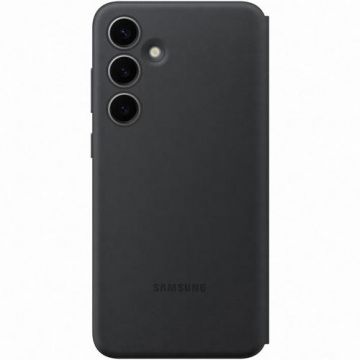 Husa de protectie Samsung Smart View Wallet Case pentru Galaxy S24, BLACK