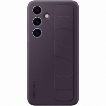 Husa de protectie Samsung Standing Grip Case pentru Galaxy S24, DARK VIOLET