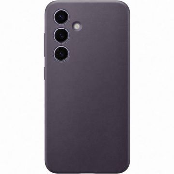 Husa de protectie Samsung Vegan Leather Case pentru Galaxy S24+, DARK VIOLET