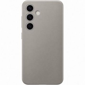 Husa de protectie Samsung Vegan Leather Case pentru Galaxy S24+, TAUPE