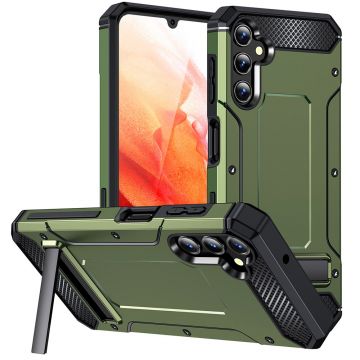 Husa de protectie Techsuit Hybrid Armor Kickstand pentru Samsung Galaxy A14 - Verde