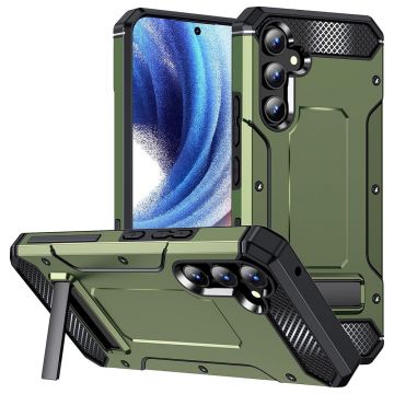 Husa de protectie Techsuit Hybrid Armor Kickstand pentru Samsung Galaxy A54 - Verde