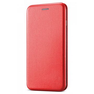 Husa de protectie tip carte pentru Samsung Galaxy A50, Inchidere magnetica, Rosu