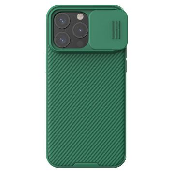 Husa Protectie Nillkin Camshield Pro Series pentru iPhone 15, Verde