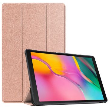 Husa tableta compatibila Honor Pad 9, FoldPro cu Microfibra, Auto Sleep/Wake, Rose Gold
