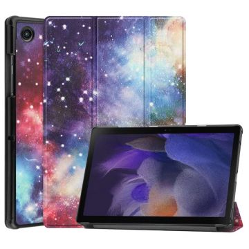 Husa tableta compatibila Samsung Galaxy Tab A8 10.5 2021, FoldPro cu Microfibra, Auto Sleep/Wake, Galaxy