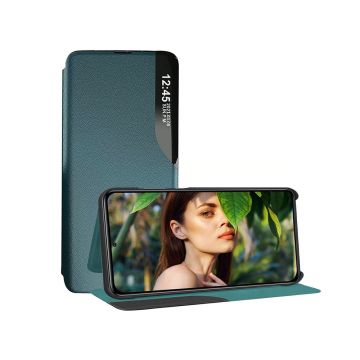 Husa Tip Carte compatibila Samsung Galaxy A05s, Stand View, Dark Green