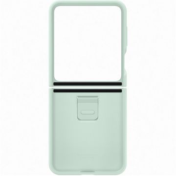 Samsung Husa de protectie Samsung Silicone Case with Ring pentru Galaxy Flip5, Ocean Green