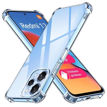Husa Antisoc compatibila Xiaomi Redmi 12, PRO AirBag, Clear