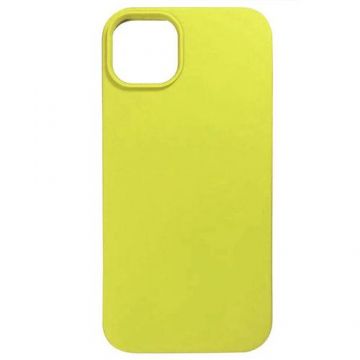 Husa de protectie Lemontti Liquid Silicon MagCharge pentru iPhone 14, Galben