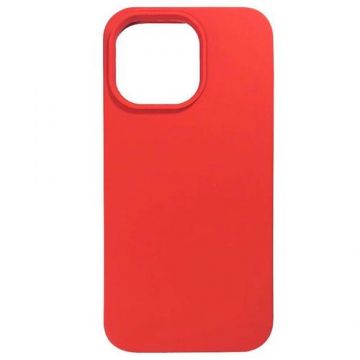 Husa de protectie Lemontti Liquid Silicon MagCharge pentru iPhone 14 Pro Max, Rosu