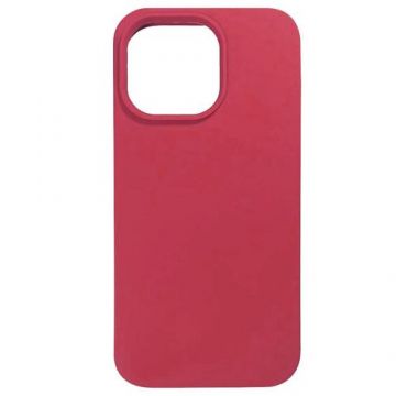 Husa de protectie Lemontti Liquid Silicon MagCharge pentru iPhone 14, Roze