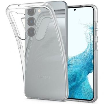 Husa de protectie Lemontti Silicon pentru Samsung Galaxy S23 Plus, Transparent